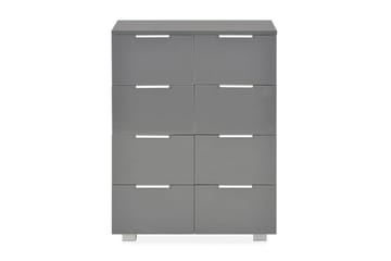 Skjenk høyglans grå 60x35x76 cm sponplate - Grå - Oppbevaring - Oppbevaringsmøbler - Sideboard & skjenker