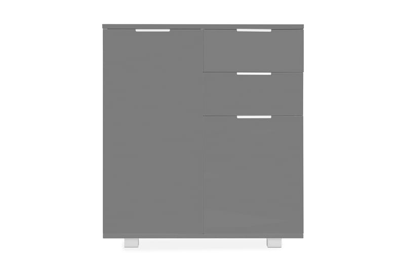 Skjenk høyglans grå 71x35x76 cm sponplate - Grå - Oppbevaring - Oppbevaringsmøbler - Sideboard & skjenker