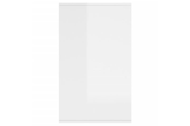Skjenk høyglans hvit 135x41x75 cm sponplate - Hvit - Sideboard & skjenker
