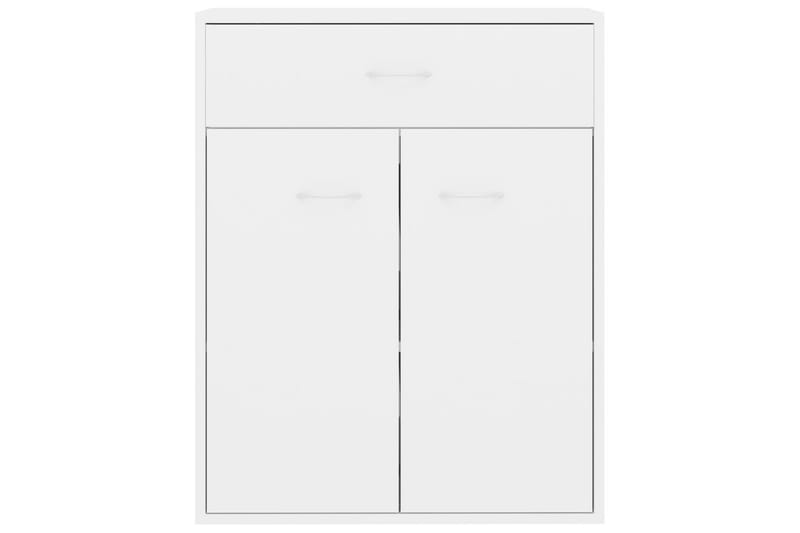 Skjenk høyglans hvit 60x30x75 cm sponplate - Oppbevaring - Oppbevaringsmøbler - Sideboard & skjenker