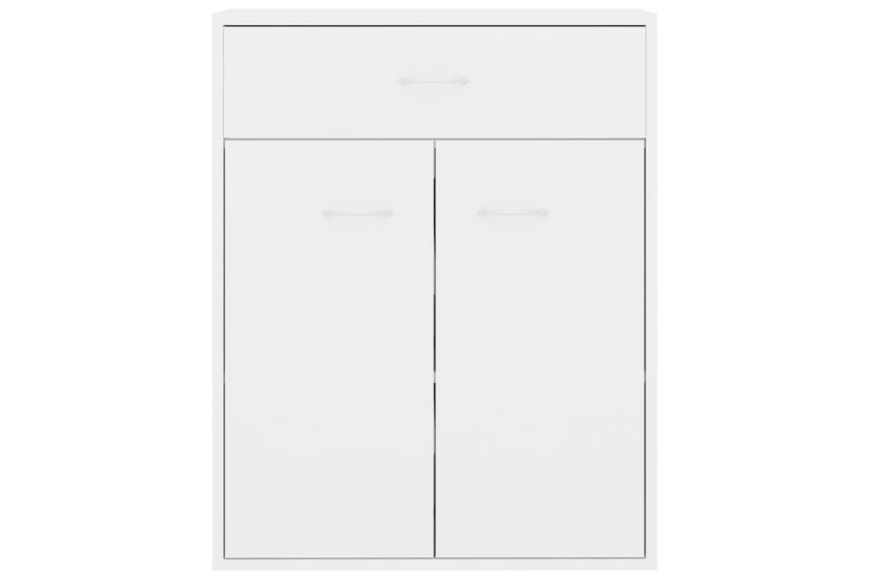 Skjenk høyglans hvit 60x30x75 cm sponplate - Sideboard & skjenker