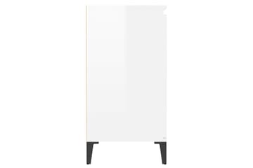 Skjenk høyglans hvit 60x35x70 cm sponplate - Hvit - Oppbevaring - Oppbevaringsmøbler - Sideboard & skjenker