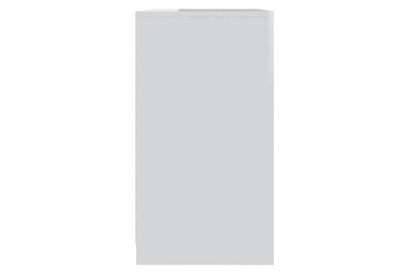 Skjenk høyglans hvit 70x40,5x75 cm sponplate - Hvit - Sideboard & skjenker