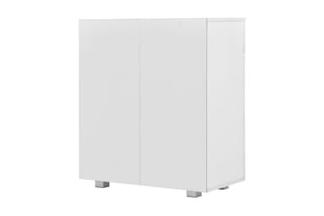 Skjenk høyglans hvit 71x35x76 cm sponplate - Hvit - Oppbevaring - Oppbevaringsmøbler - Sideboard & skjenker