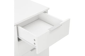 Skjenk høyglans hvit 71x35x76 cm sponplate - Hvit - Oppbevaring - Oppbevaringsmøbler - Sideboard & skjenker