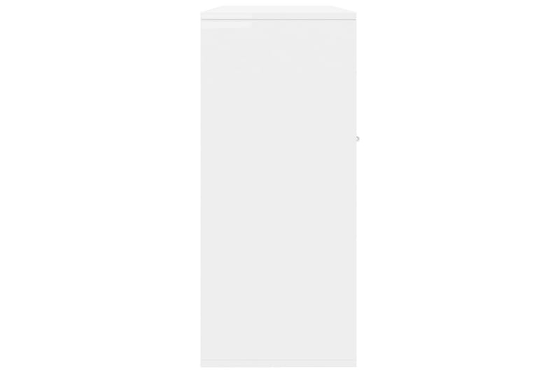 Skjenk høyglans hvit 88x30x70 cm sponplate - Sideboard & skjenker
