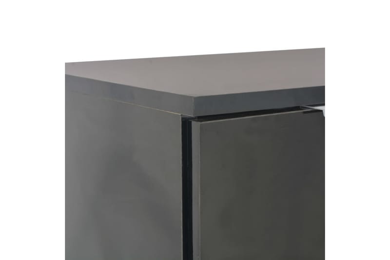 Skjenk høyglans svart 107x35x76 cm - Svart - Oppbevaring - Oppbevaringsmøbler - Sideboard & skjenker