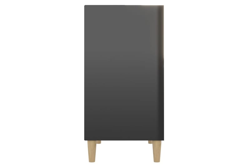 Skjenk høyglans svart 57x35x70 cm sponplate - Svart - Sideboard & skjenker