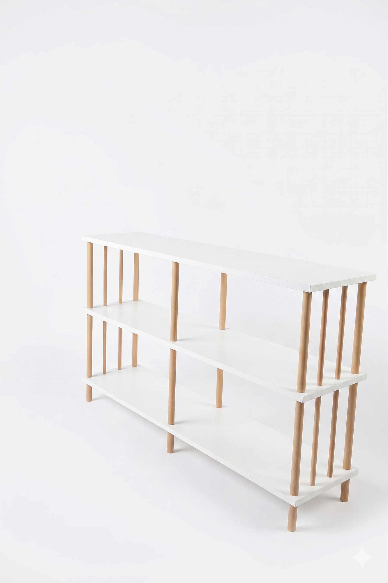 Skjenk Hanah Home Peka Wide (120 x 73 x 30 cm) Hvit - Hvit