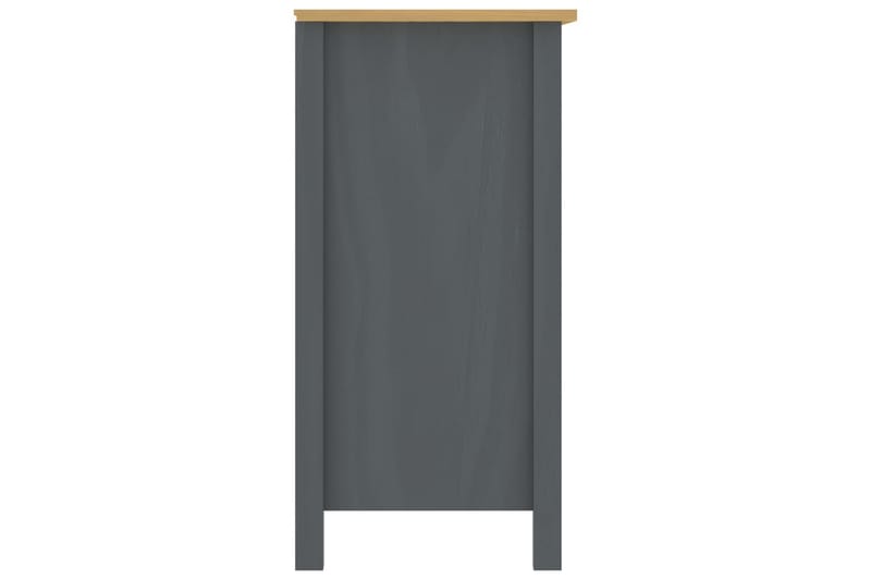 Skjenk Hill Range grå 125x40x80 cm heltre furu - Sideboard & skjenker