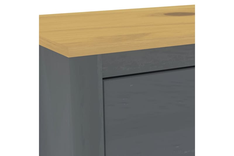 Skjenk Hill Range grå 125x40x80 cm heltre furu - Oppbevaring - Oppbevaringsmøbler - Sideboard & skjenker
