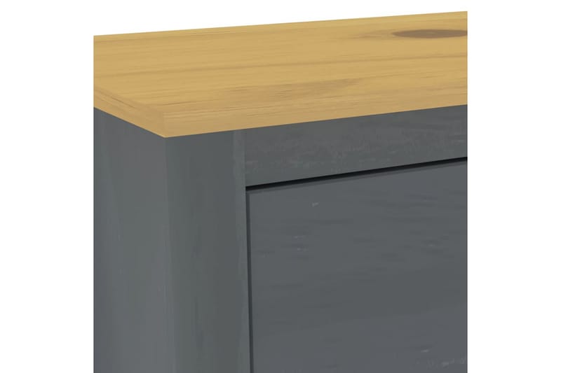 Skjenk Hill Range grå 125x40x80 cm heltre furu - Sideboard & skjenker