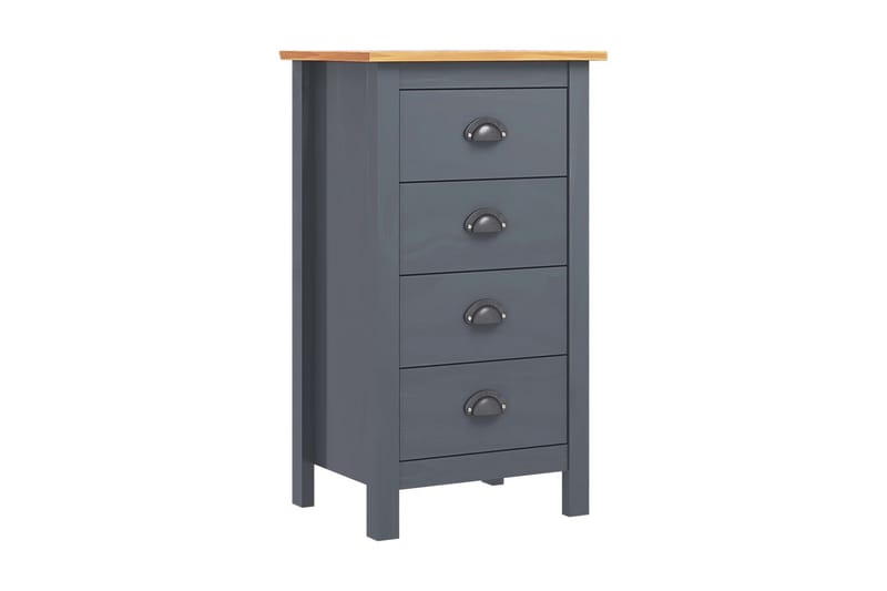 Skjenk Hill Range grå 46x35x80 cm heltre furu - Oppbevaring - Oppbevaringsmøbler - Sideboard & skjenker