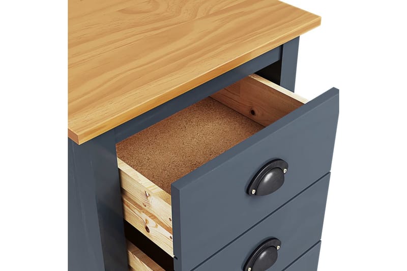 Skjenk Hill Range grå 46x35x80 cm heltre furu - Oppbevaring - Oppbevaringsmøbler - Sideboard & skjenker
