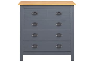 Skjenk Hill Range grå 79x40x80 cm heltre furu - Oppbevaring - Oppbevaringsmøbler - Sideboard & skjenker
