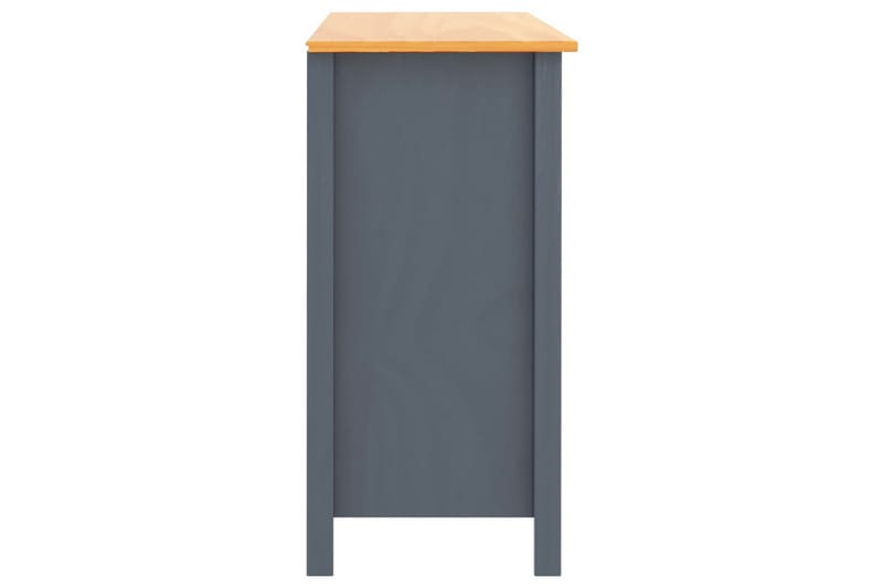 Skjenk Hill Range grå 79x40x80 cm heltre furu - Oppbevaring - Oppbevaringsmøbler - Sideboard & skjenker