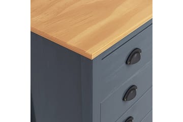 Skjenk Hill Range grå 79x40x80 cm heltre furu - Oppbevaring - Oppbevaringsmøbler - Sideboard & skjenker