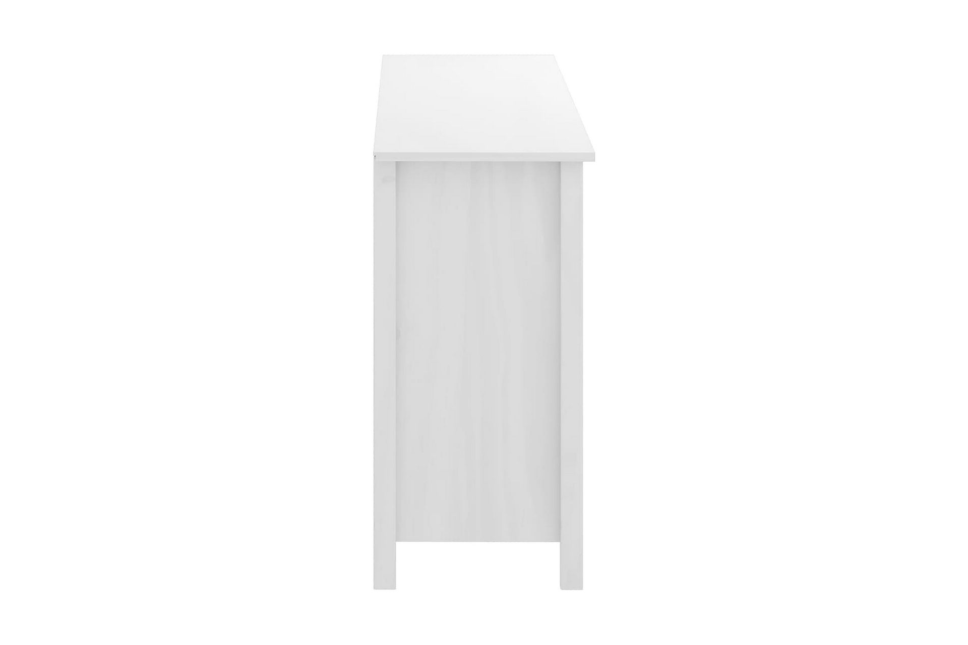 Skjenk Hill Range hvit 130x40x80 cm heltre furu - Oppbevaring - Oppbevaringsmøbler - Sideboard & skjenker