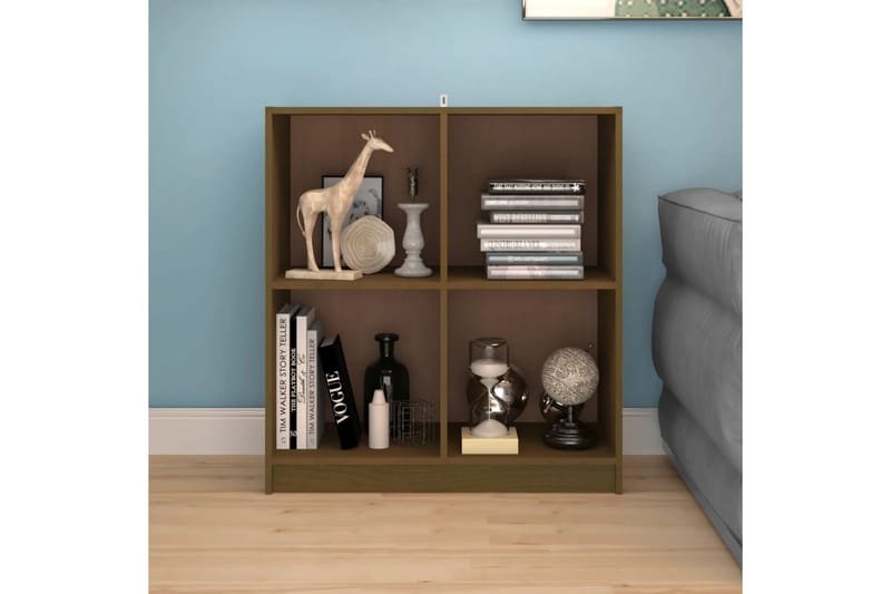 Skjenk honningbrun 70x33x76 cm heltre furu - Brun - Oppbevaring - Oppbevaringsmøbler - Sideboard & skjenker