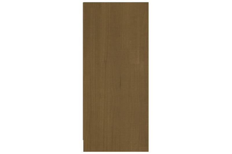 Skjenk honningbrun 70x33x76 cm heltre furu - Brun - Oppbevaring - Oppbevaringsmøbler - Sideboard & skjenker