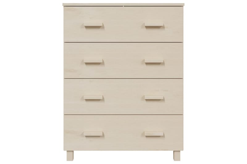 Skjenk honningbrun 79x40x103,5 cm heltre furu - Brun - Oppbevaring - Oppbevaringsmøbler - Sideboard & skjenker
