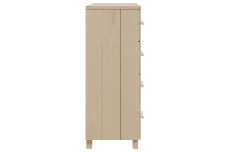 Skjenk honningbrun 79x40x103,5 cm heltre furu - Brun - Oppbevaring - Oppbevaringsmøbler - Sideboard & skjenker