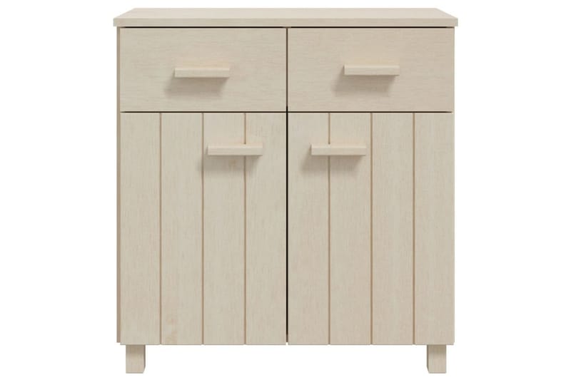 Skjenk honningbrun 79x40x80 cm heltre furu - Brun - Oppbevaring - Oppbevaringsmøbler - Sideboard & skjenker