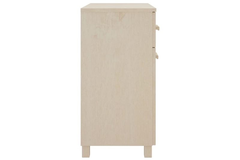 Skjenk honningbrun 79x40x80 cm heltre furu - Brun - Oppbevaring - Oppbevaringsmøbler - Sideboard & skjenker