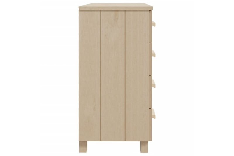Skjenk honningbrun 79x40x80 cm heltre furu - Brun - Oppbevaring - Oppbevaringsmøbler - Sideboard & skjenker