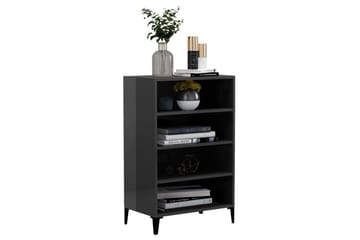 Skjenk höyglans grå 57x35x90 cm sponplate - Grå - Oppbevaring - Oppbevaringsmøbler - Sideboard & skjenker