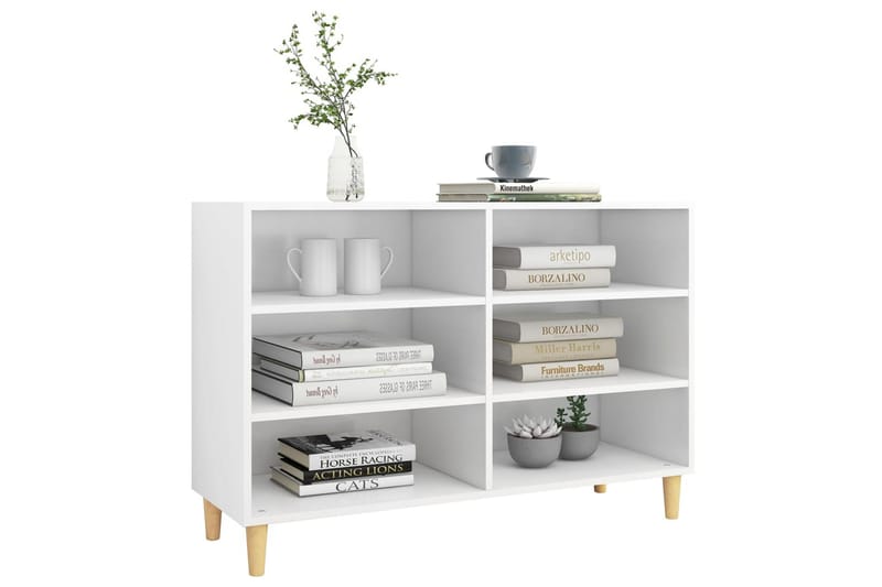 Skjenk hvit 103,5x35x70 cm sponplate - Hvit - Oppbevaring - Oppbevaringsmøbler - Sideboard & skjenker