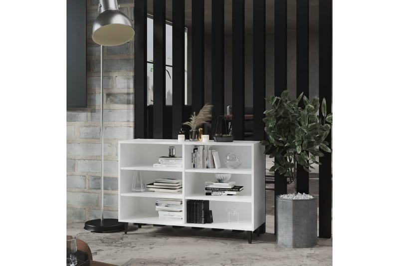 Skjenk hvit 103,5x35x70 cm sponplate - Hvit - Oppbevaring - Oppbevaringsmøbler - Sideboard & skjenker