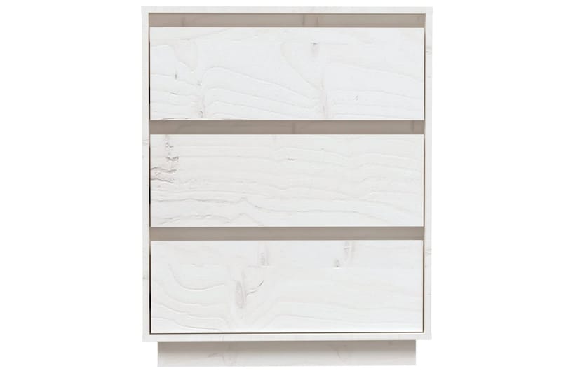 Skjenk hvit 60x34x75 cm heltre furu - Hvit - Oppbevaring - Oppbevaringsmøbler - Sideboard & skjenker