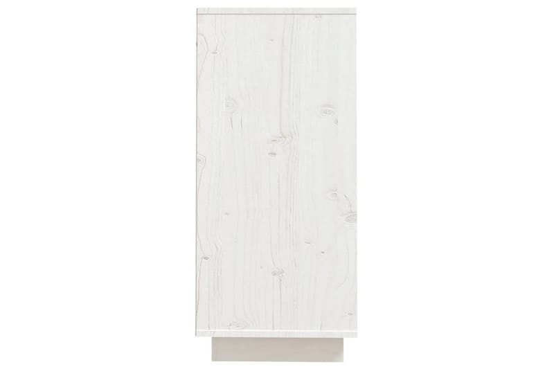 Skjenk hvit 60x34x75 cm heltre furu - Hvit - Oppbevaring - Oppbevaringsmøbler - Sideboard & skjenker