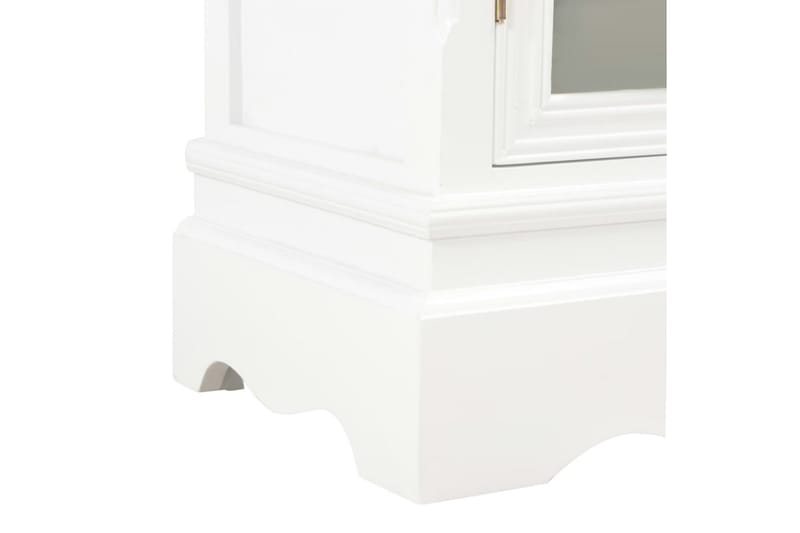 Skjenk hvit 70x28x70 cm heltre furu - Hvit - Sideboard & skjenker