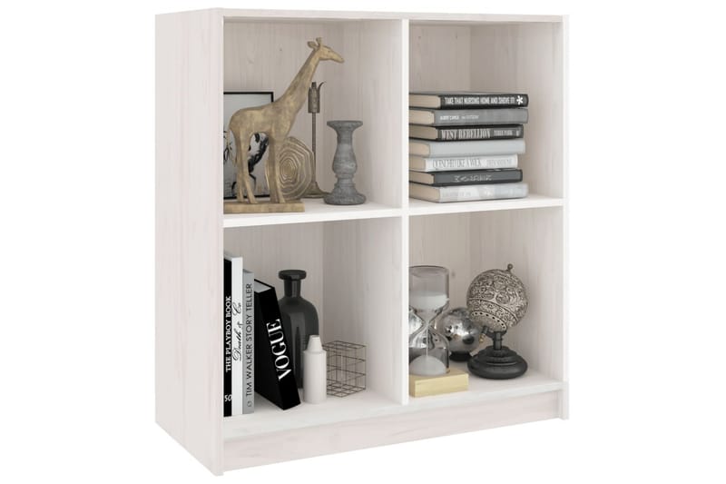 Skjenk hvit 70x33x76 cm heltre furu - Hvit - Oppbevaring - Oppbevaringsmøbler - Sideboard & skjenker