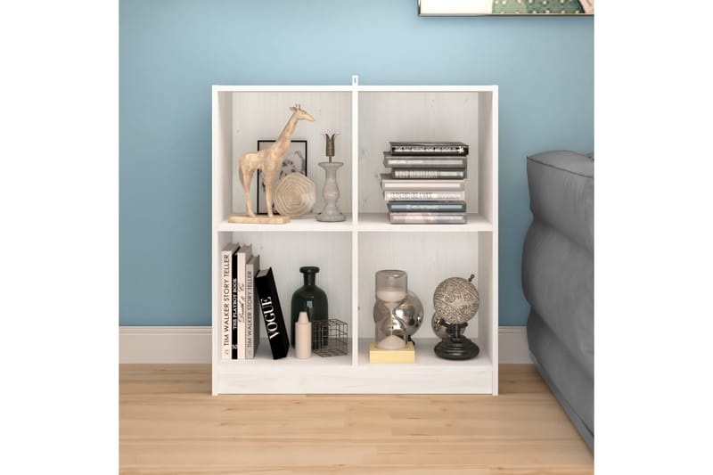 Skjenk hvit 70x33x76 cm heltre furu - Hvit - Oppbevaring - Oppbevaringsmøbler - Sideboard & skjenker