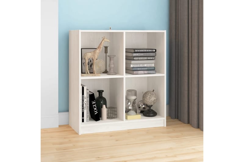 Skjenk hvit 70x33x76 cm heltre furu - Hvit - Oppbevaring - Oppbevaringsmøbler - Sideboard & skjenker