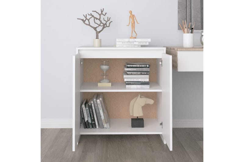 Skjenk hvit 70x40x73,5 cm sponplate - Hvit - Oppbevaring - Oppbevaringsmøbler - Sideboard & skjenker