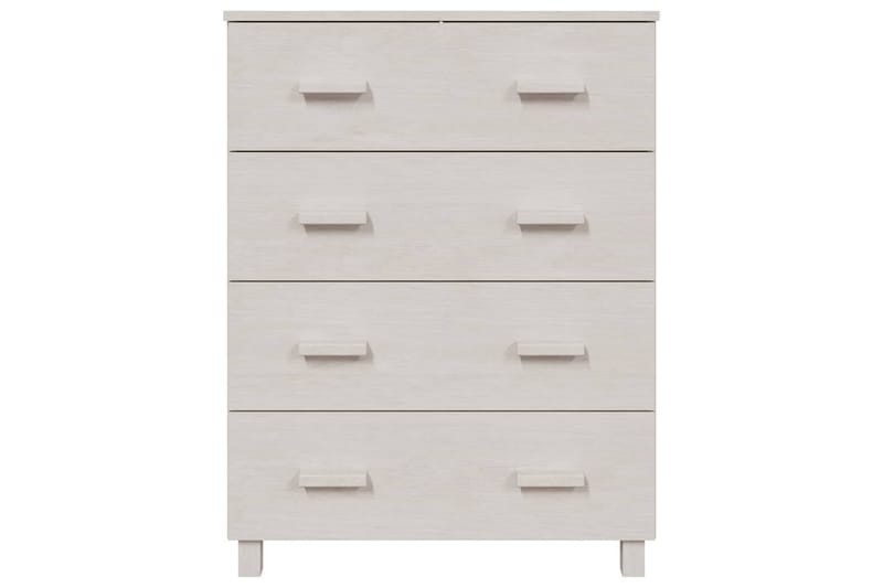 Skjenk hvit 79x40x103,5 cm heltre furu - Hvit - Oppbevaring - Oppbevaringsmøbler - Sideboard & skjenker