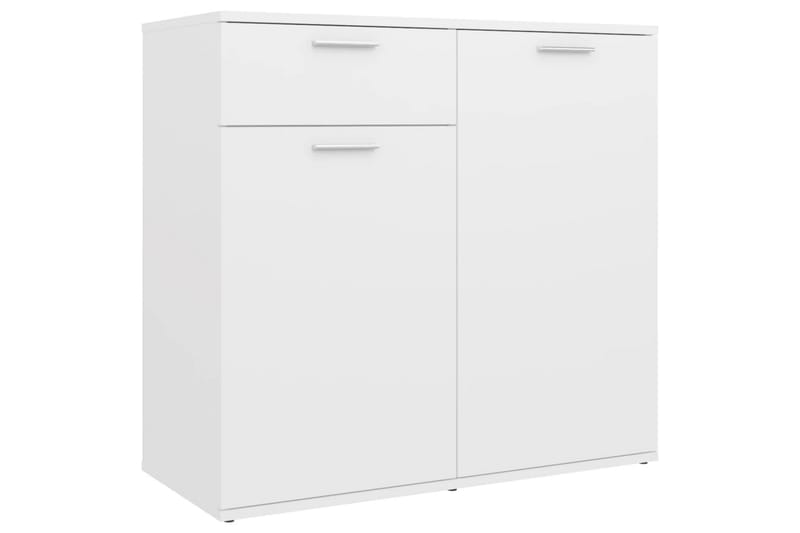 Skjenk hvit 80x36x75 cm sponplate - Hvit - Oppbevaring - Oppbevaringsmøbler - Sideboard & skjenker