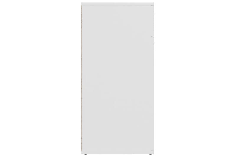 Skjenk hvit 80x36x75 cm sponplate - Hvit - Oppbevaring - Oppbevaringsmøbler - Sideboard & skjenker