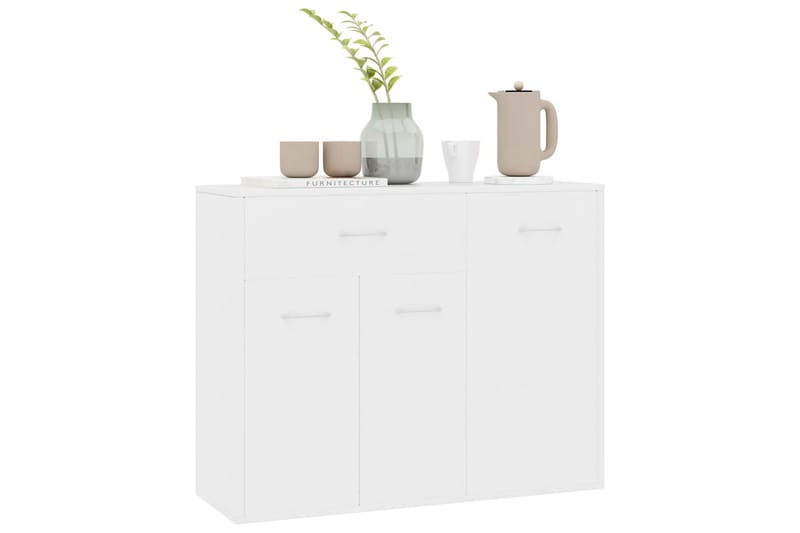 Skjenk hvit 88x30x70 cm sponplate - Oppbevaring - Oppbevaringsmøbler - Sideboard & skjenker