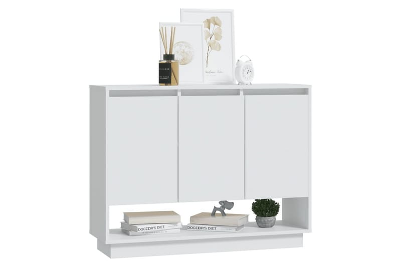 Skjenk hvit 97x31x75 cm sponplate - Hvit - Oppbevaring - Oppbevaringsmøbler - Sideboard & skjenker
