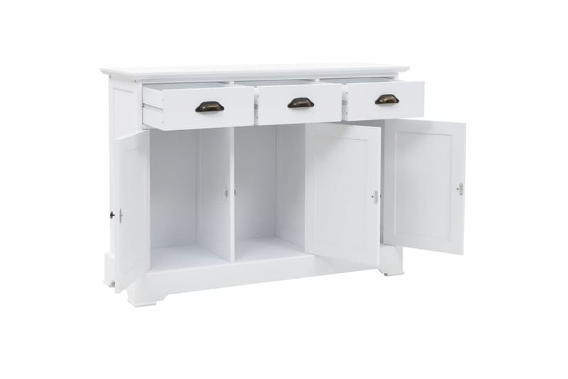 Skjenk med 3 dører MDF og furu 105x35x77,5 cm - Oppbevaring - Oppbevaringsmøbler - Sideboard & skjenker