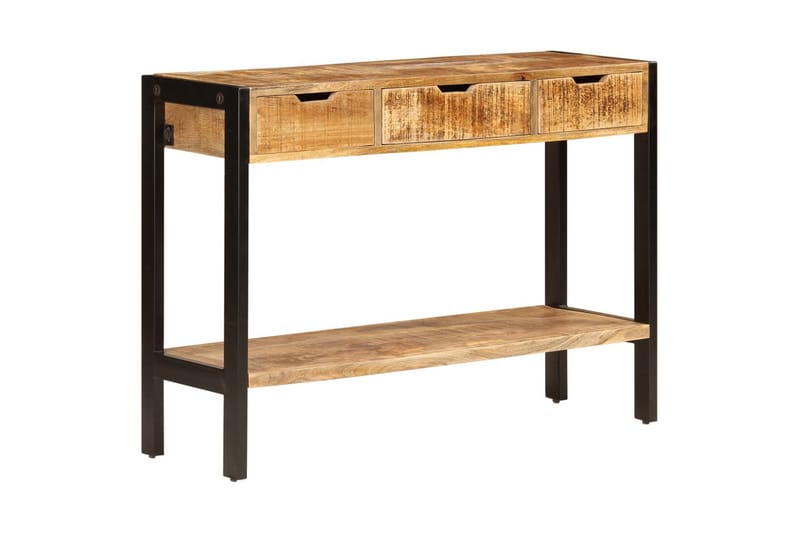 Skjenk med 3 skuffer 110x35x75 cm heltre mango - Oppbevaring - Oppbevaringsmøbler - Sideboard & skjenker