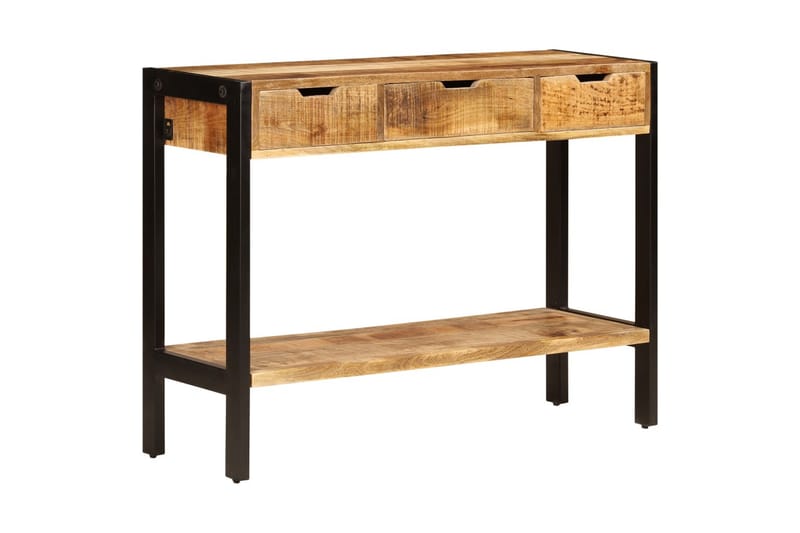 Skjenk med 3 skuffer 110x35x75 cm heltre mango - Oppbevaring - Oppbevaringsmøbler - Sideboard & skjenker