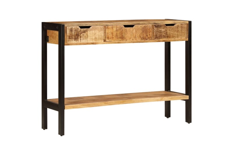 Skjenk med 3 skuffer 110x35x75 cm heltre mango - Oppbevaring - Oppbevaringsmøbler - Sideboard & skjenker