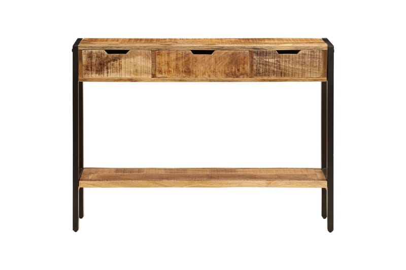 Skjenk med 3 skuffer 110x35x75 cm heltre mango - Oppbevaring - Oppbevaringsmøbler - Sideboard & skjenker