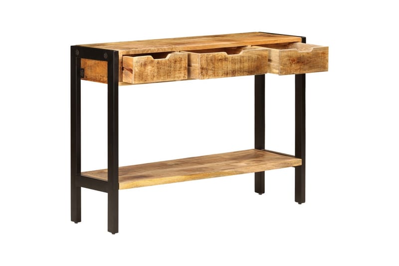 Skjenk med 3 skuffer 110x35x75 cm heltre mango - Oppbevaring - Oppbevaringsmøbler - Sideboard & skjenker